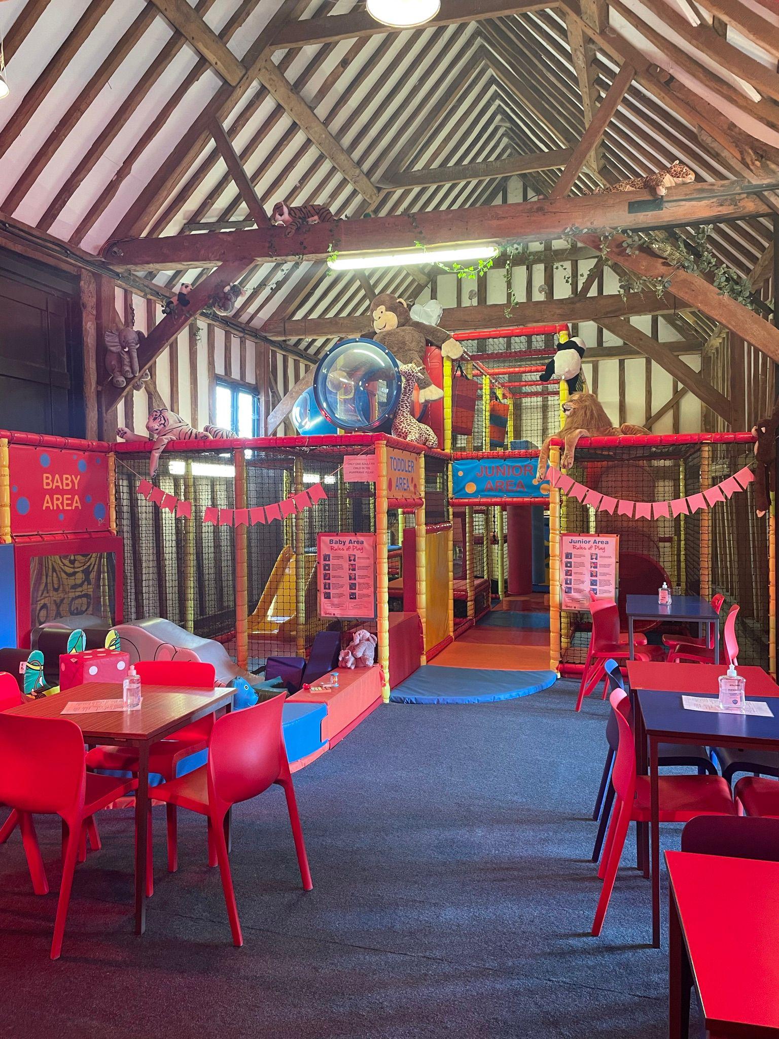 Tots world cafe seating area